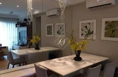 Locação, mobiliado, apartamento com 2 dormitórios, sacada, na cidade de santos!!!