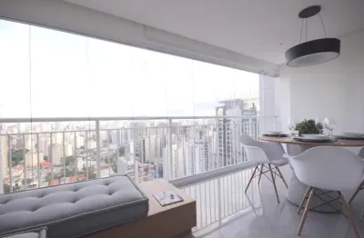 Excelente apto mobiliado - lazer - localização privilegiada