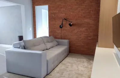 Excelente apto mobiliado - lazer - localização privilegiada