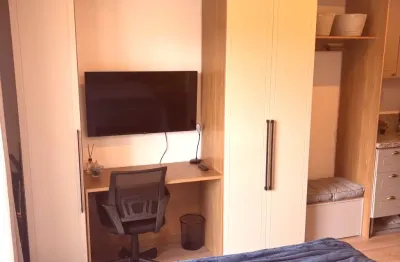 Excelente studio mobiliado - lazer - localização privilegiada