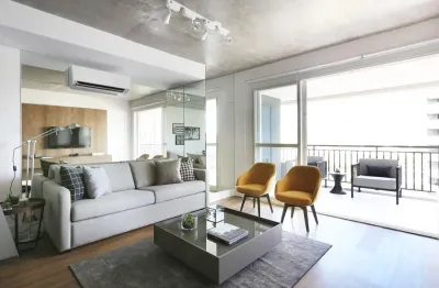 Excelente studio mobiliado - varanda - lazer - localização privilegiada
