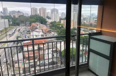 Excelente studio - semimobiliado - varanda - lazer - localização privilegiada