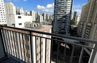 Excelente studio mobiliado - varanda - lazer - localização privilegiada