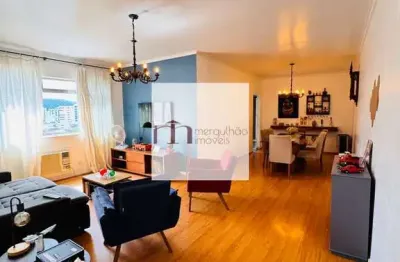 Extraordinário apartamento, 3 dormitórios, gonzaga, santos