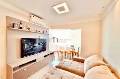 Apartamento à venda, andar alto, 3 dormitórios, campo grande, santos