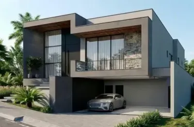 Belíssima casa na planta no condomínio estrela alta 3 suites