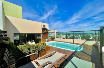 Cobertura no fátima com 3 dormitórios, 4 vagas de garagem e terraço com piscina.