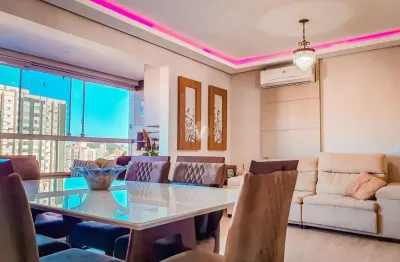 Apartamento com 3 dormitórios(1 suíte), semi mobiliado em andar alto na av presi