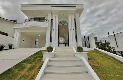 Casa neoclássica com 3 suítes e piscina no real park