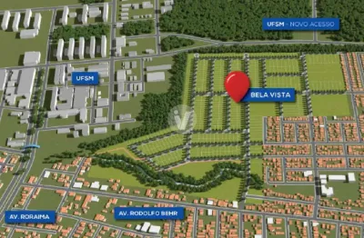 Construa ao lado da ufsm. lote amplo de esquina no bela vista parque residencial