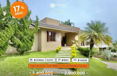 Casa em condomínio central com 4 quartos e incríveis 315m² de área construída!