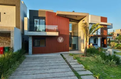 Sobrado novo à venda no condomínio sunset em xangri-lá