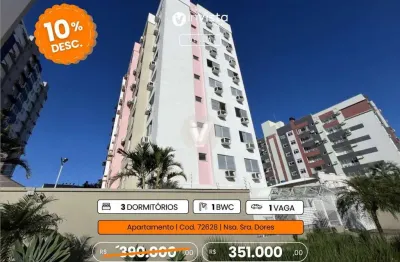Apartamento 3 dormitórios com garagem bairro n. sra das dores