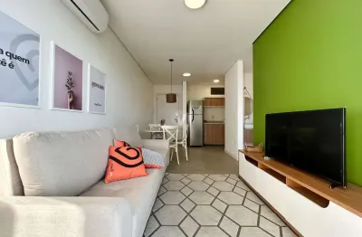 Apartamento mobiliado no uniqo smart living com box de garagem.