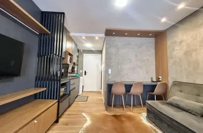 Studio mobiliado no uniqo smart living, localizado no bairro camobi.