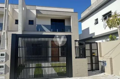 Casa nova de 3 dormitórios, localizada no res. arvorecer, bairro camobi