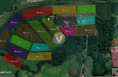 Terreno de esquina escriturado em itaara, localizado no balneário jardim da serr