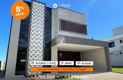 Casa em condomínio fechado com 3 quartos à venda na Rua David Ribeiro, 57, Tomazetti, Santa Maria