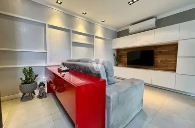 Apartamento 2 dormitórios com suíte semi-mobiliado no centro!