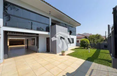 Sobrado com 3 suítes (1 com hidro e outra com closet)  à venda, 390 m² por r$ 1.980.000 - recanto tropical - cascavel/pr