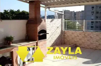 Apartamento 2 quartos terraço vaga na garagem à venda em vaz lobo - rio de janeiro, rj