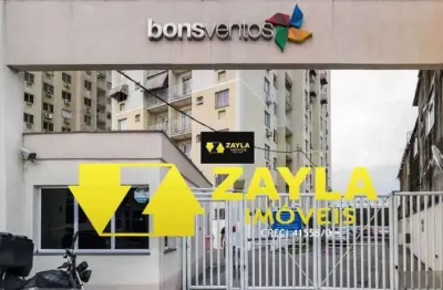 Apartamento 2 quartos vaga na garagem à venda no condomínio bons ventos - irajá, rj