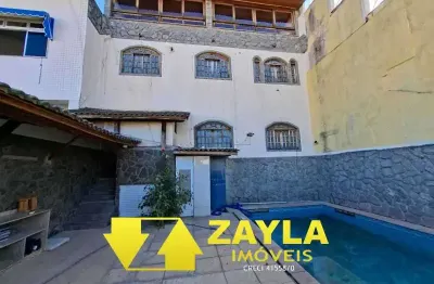 Casa triplex 5 quartos sendo 2 suítes Terraço Piscina à venda no Bairro Araújo em Vista Alegre - Rio de Janeiro, RJ
