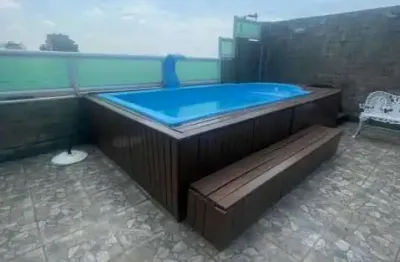 Cobertura com 4 quartos à venda na rua das azaléas, vila valqueire, rio de janeiro, 165 m2 por r$ 850.000