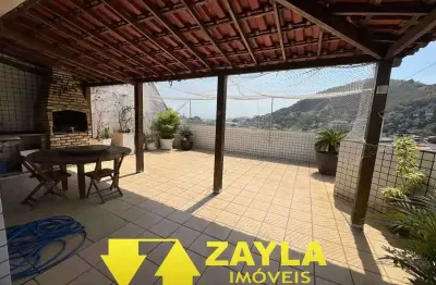 Cobertura com 3 quartos à venda na rua capitão machado, praça seca, rio de janeiro, 184 m2 por r$ 318.000