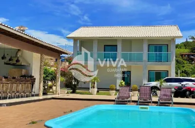 Casa à venda em guarapari-es, santa mônica: 8 quartos, 8 suítes, 3 salas, 10 banheiros, 4 vagas, 500m²!