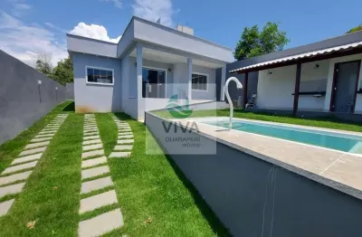 Casa composta por 3 quartos com área de lazer completa á venda em nova guarapari, guarapari-es - realize negócios imobiliários.