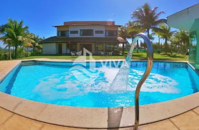 Casa duplex em condomínio composto por 5 suítes com área de lazer á venda no bairro lameirão, guarapari-es  - realize negócios imobiliários.