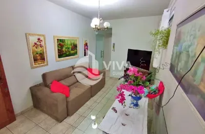 Apartamento amplo frente para rua composto por 2 quartos á venda na praia do morro, guarapari-es -