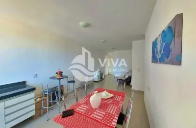 Apartamento de 3 quartos na praia do morro - guarapari-es: 1 suíte, 2 salas, 2 banheiros, 2 vagas de garagem, 98m² de área.