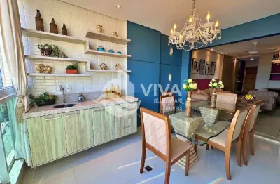 Imperdível: apartamento à venda na praia do morro, guarapari-es, 3 quartos, 1 suíte, 2 salas, 2 banheiros, 2 vagas, 120m².