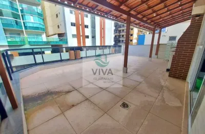 Cobertura linear composto por 2 quartos, na quadra do mar e área goumet privativa à venda na praia do morro, guarapari-es - realize negócios imobiliários.