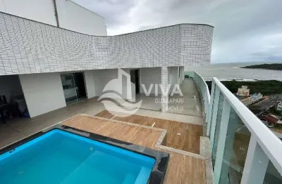 Imóvel de luxo na praia do morro: cobertura 4 quartos, 2 suítes, 3 salas, 4 banheiros, 3 vagas, 210m² - guarapari-es.