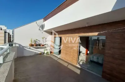 Cobertura de luxo à venda na praia do morro, guarapari-es: 3 quartos, 1 suíte, 2 salas, 3 banheiros, 2 vagas de garagem, 180m².