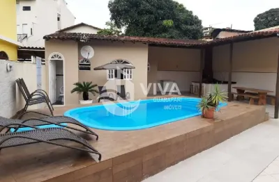 Casa de luxo à venda em guarapari-es, bairro ipiranga. 4 quartos, 2 suítes, 3 salas, 3 banheiros, 7 vagas de garagem, 420m².