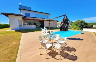 Imperdível: casa de luxo em condomínio no bairro lameirão, guarapari-es  5 quartos, 5 suítes, 3 salas, 7 banheiros, 4 vagas de garagem, 360m²