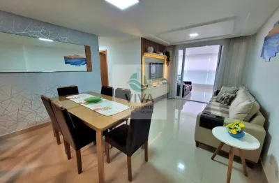 Apartamento na beira mar, composto por 3 quartos com área de lazer completa à venda na praia do morro, guarapari-es