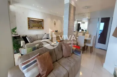 Apartamento composto por 4 quartos com área de lazer completa á venda na praia do morro, guarapari-es