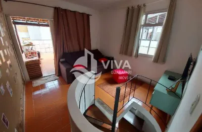 Cobertura composto por 2 quartos á venda na praia do morro, guarapari-es