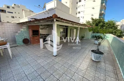Cobertura de luxo à venda na praia do morro - guarapari-es: 3 quartos, 2 suítes, 2 salas, 3 banheiros, 1 vaga, 240m².