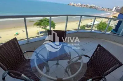 Apartamento frente para o mar à venda na praia do morro em guarapari-es: 4 quartos, 4 suítes, 2 salas, 6 banheiros, 2 vagas de garagem, 210m².