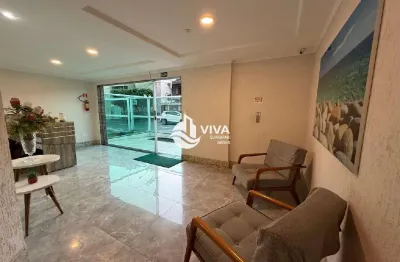 Apartamento à venda na praia do morro em guarapari-es com 3 quartos, 1 suíte, sala com varanda, 2 banheiros, 1 vaga de garagem e 90m² de área.