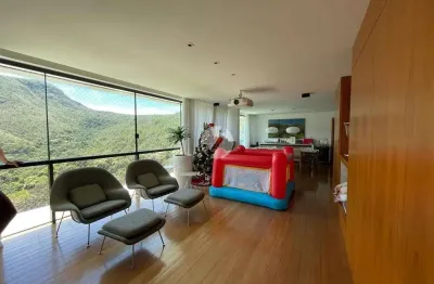 Apartamento com 4 quartos à venda na avenida constelações, 725, vale dos cristais, nova lima por r$ 3.200.000