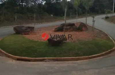Terreno em condomínio fechado à venda na rua 01, lote 1, canto da mata, nova lima por r$ 600.000