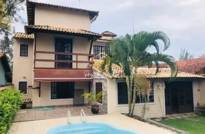 Casa em condomínio fechado com 5 quartos à venda na Rua Vinte, 123, Long Beach (Tamoios), Cabo Frio