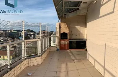 Cobertura para venda em cabo frio, braga, 4 dormitórios, 3 suítes, 4 banheiros, 2 vagas